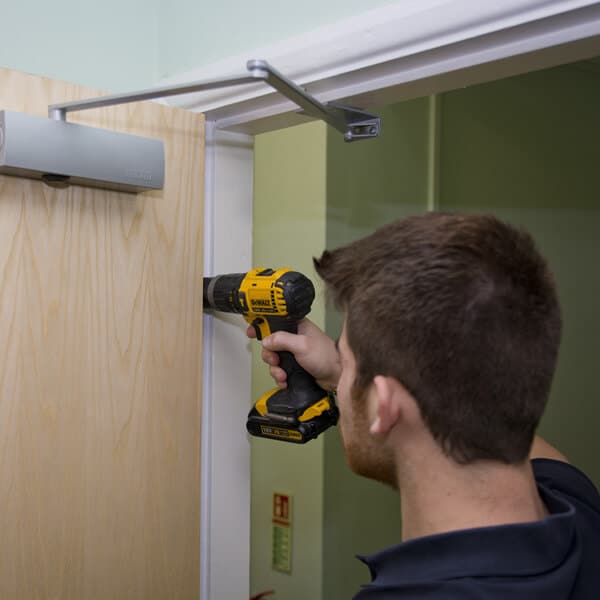 Fire door installation