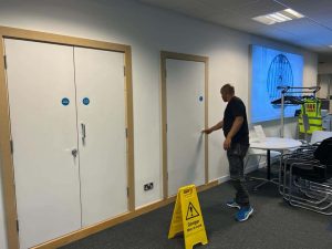 Remedial job for fire doors in Birmingham